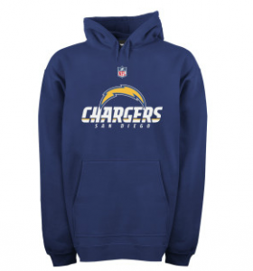 Chargers Fleece Hoodie Reebok