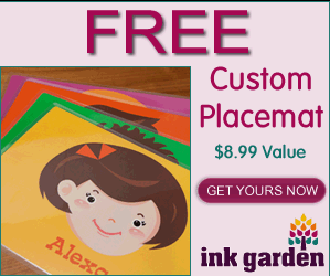 Ink Garden Free Placemat
