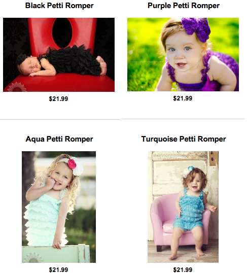 Petti Rompers