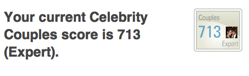 Celebrity Couples Test Smarterer