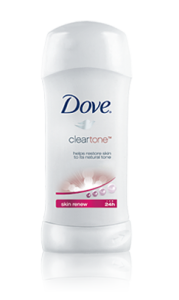 Dove Clear Tone Deodorant Sample