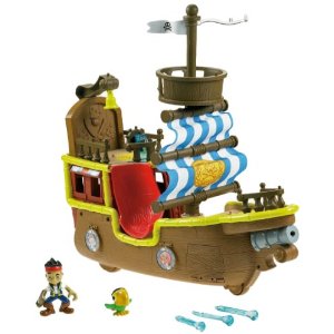 Fisher Price Jake and the Never Land Pirates  Jake's Musical Pirate Ship Bucky
