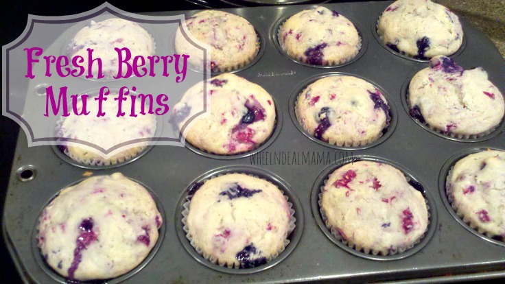 fresh berry muffins