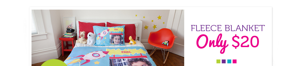 Personalized Photo Fleece Blanket