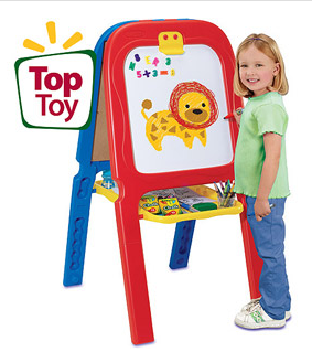 Crayola 3 in 1 Double Easel Pretend Play Arts Crafts Walmart.com