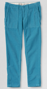 Girls Braided pocket Pencil Corduroy Pants from Lands End