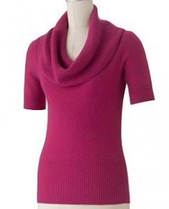 Apt. 9 Cowlneck Cashmere Sweater elbow