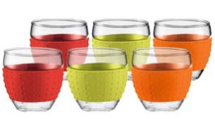 Set of 6 Pavina Espresso Glasses by Bodum at Cooking.com