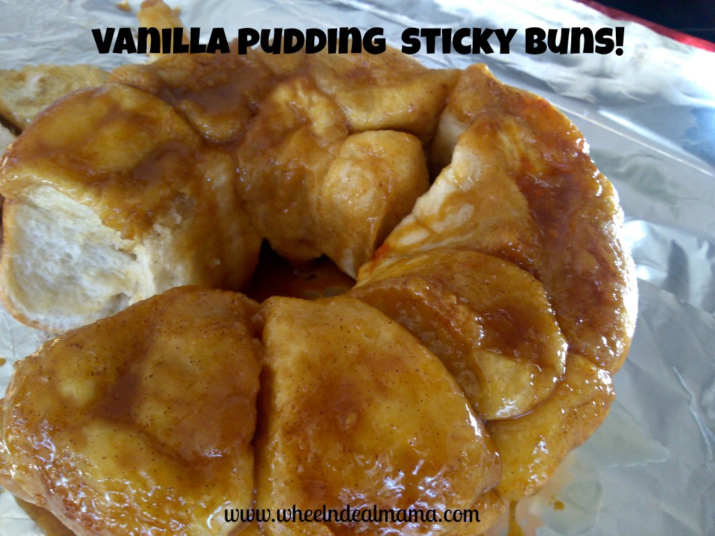 Vanilla Pudding Sticky Buns