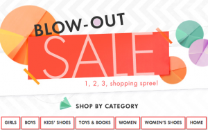 blow out sales