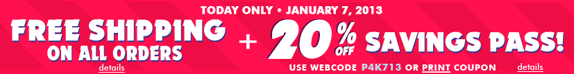 free shipping at childrens place