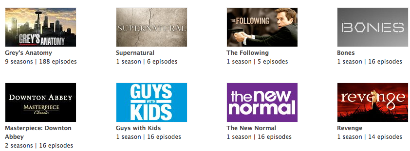 Available shows and movies   Hulu Plus