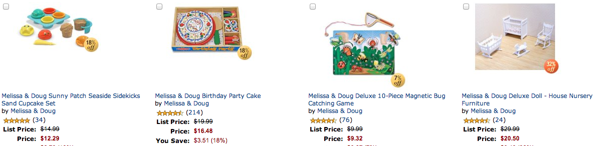 Save on Select Melissa   Doug