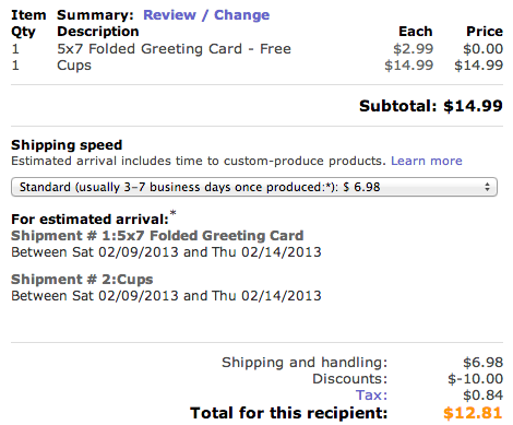 Shutterfly   Shopping Cart