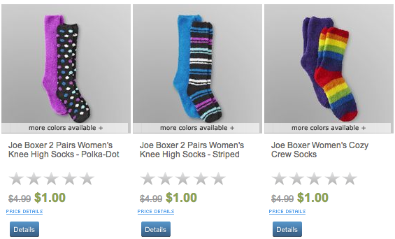 Socks from Sears.com