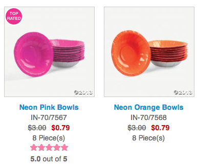 neon bowls