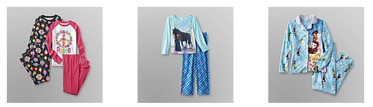 Girl Pajamas from Kmart.com