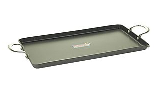 Kenmore 10 x 18 Inch Non Stick Double Burner Griddle For the Home Cookware Griddles Grill Pans