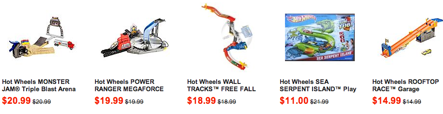hot wheels selection