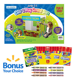 Colorbok Color Play General Store with Bonus Markers or Crayons Pretend Play Arts Crafts Walmart.com