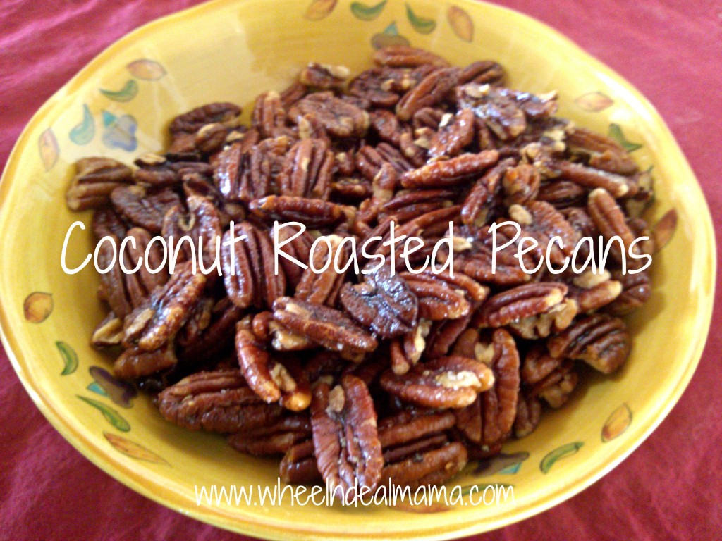 coconut roasted pecans