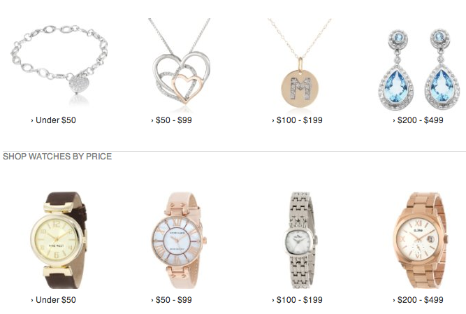 FREE One Day Shipping on Top Gifts in Jewelry Watches