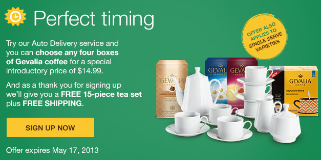 gevalia coffe
