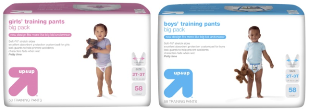 58 Count Up & Up Training Pants just $8 Shipped!! - Wheel N Deal Mama
