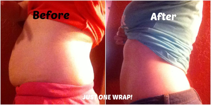 before and after wrap