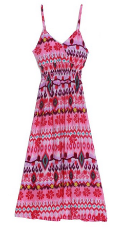 Amazon.com  Chili Pop Girls 4 16 Maxi Dress in Sliky Soft ITY Fabric  Clothing