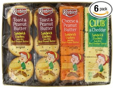 Keebler Sandwich Crackers Variety Pack  8   1.38 Ounce Packages  Pack of 6   Amazon.com  Grocery   Gourmet Food