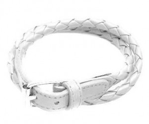 whiteleatherbracelet