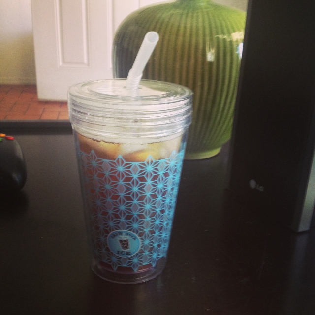 brew over ice cup