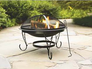 Garden Oasis 26 In. Round Fire Pit   Outdoor Living   Firepits   Patio Heaters   Firepits