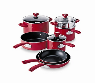 Kenmore 10Pc Aluminum Non Stick Cookware Set   For the Home   Cookware   Cookware Sets
