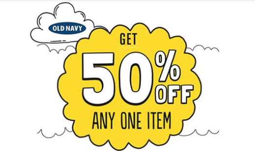 Old Navy 50 off