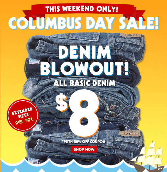 denim blow out