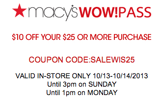 macys coupon