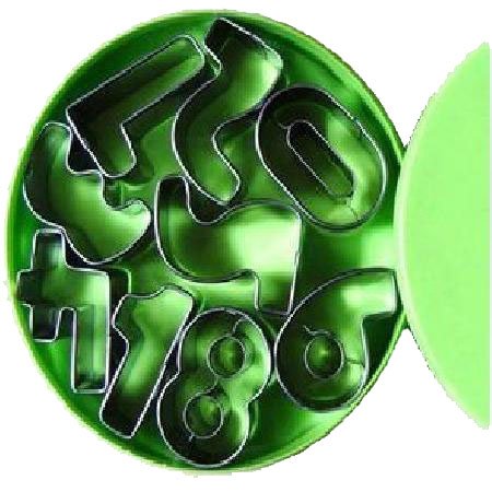 numbers cookie cutters