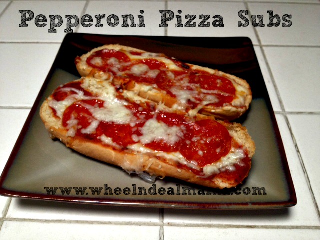 Pepperoni Pizza Subs