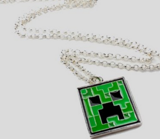 Amazon.com  MINECRAFT Creeper Pendant NECKLACE  Everything Else