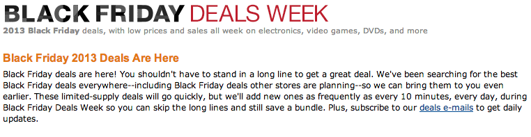 Black Friday 2013   Black Friday Deals   Sales
