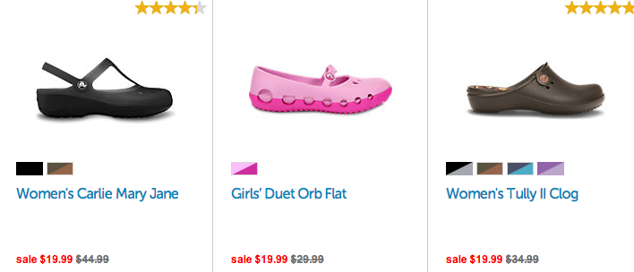 crocs under $10