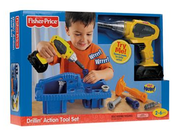 Fisher Price Drillin  Action Tool Set