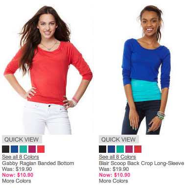 Long Sleeve Tees   dELiA s