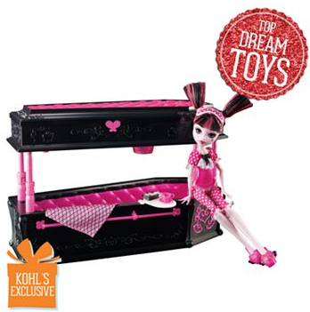 Monster High Draculaura Doll and Jewelry Box Coffin Set by Mattel