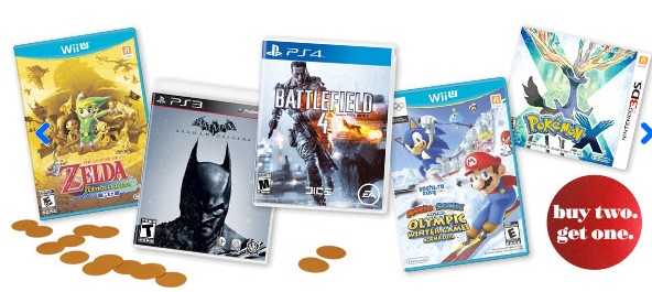 b2g1 target video game sale