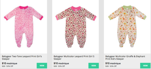 baby gear on modnique