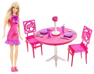 dinner and date night barbie