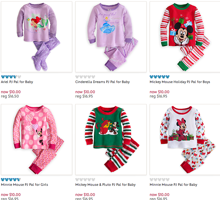 disney store pj sale